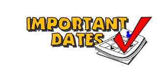 Important Dates