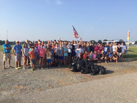 Midlo XC/Track Teams Clean Up