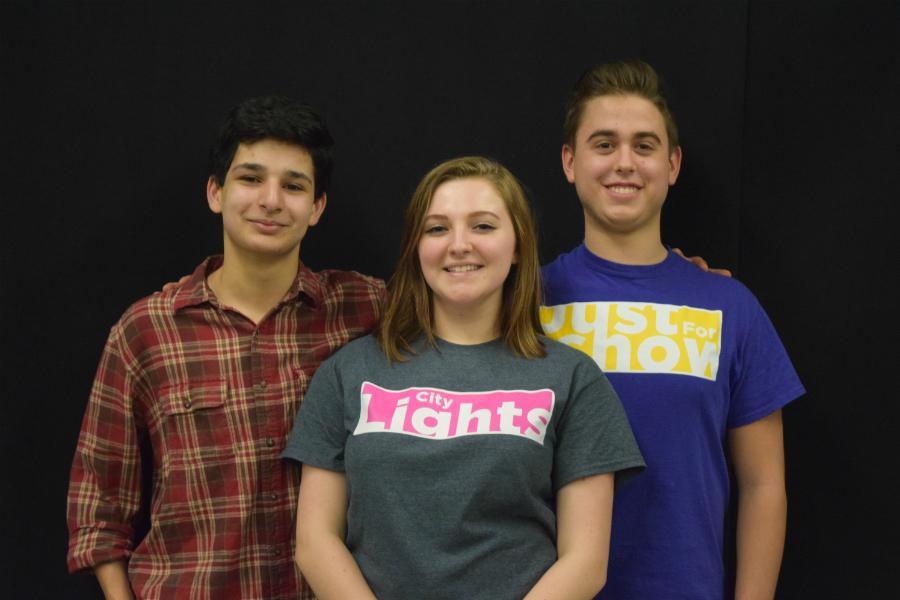 All-State Chorus Participants: John El-Jor, Andrea Taylor, and Gabe Fenyes (alternate)