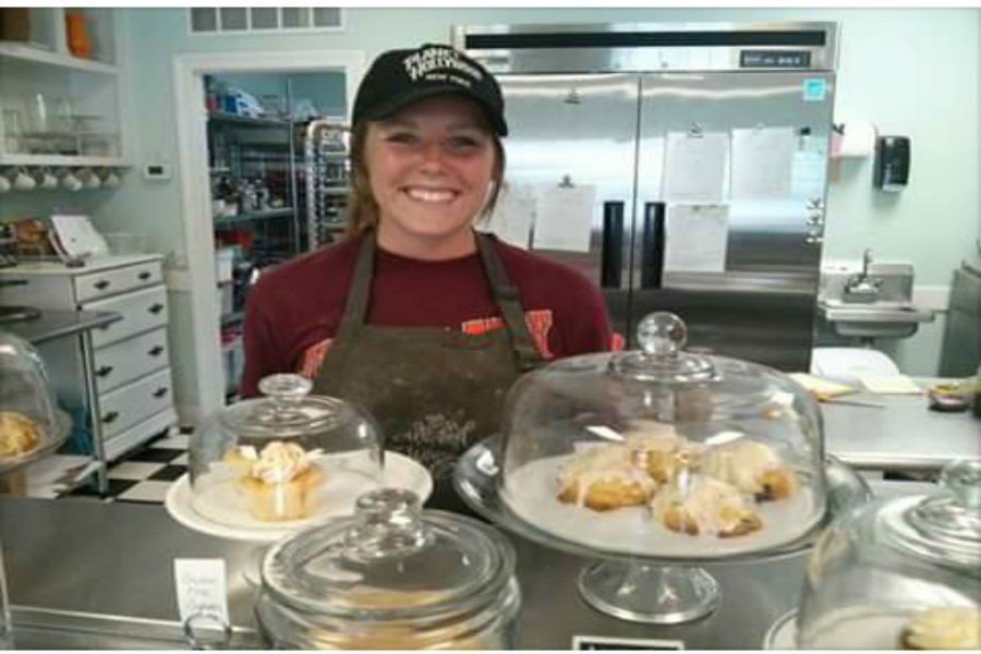 Brynne Dillingham works at the Wicked Whisk.