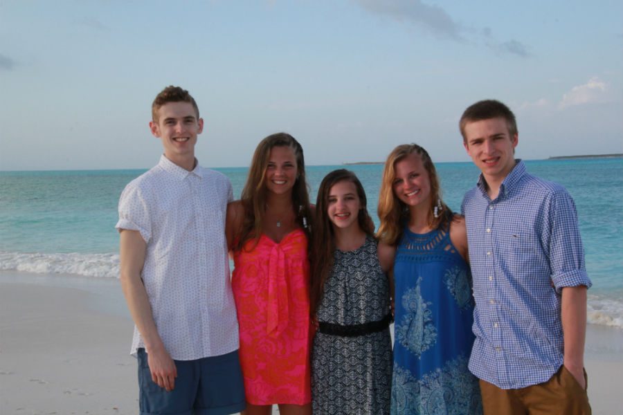 The OBrien-Kulas 2016 family vacation to Exumas, Bahamas. 
