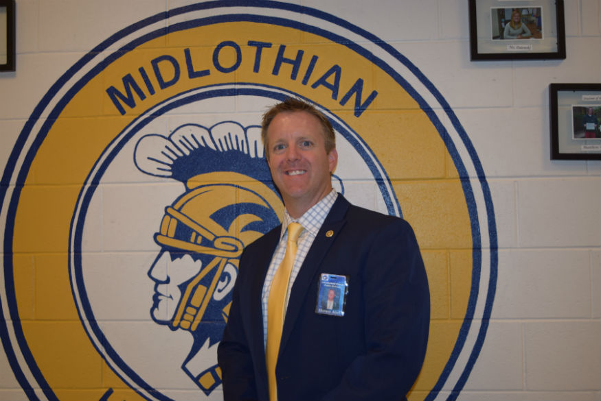 Shawn Abel, Midlothian High Schools Principal