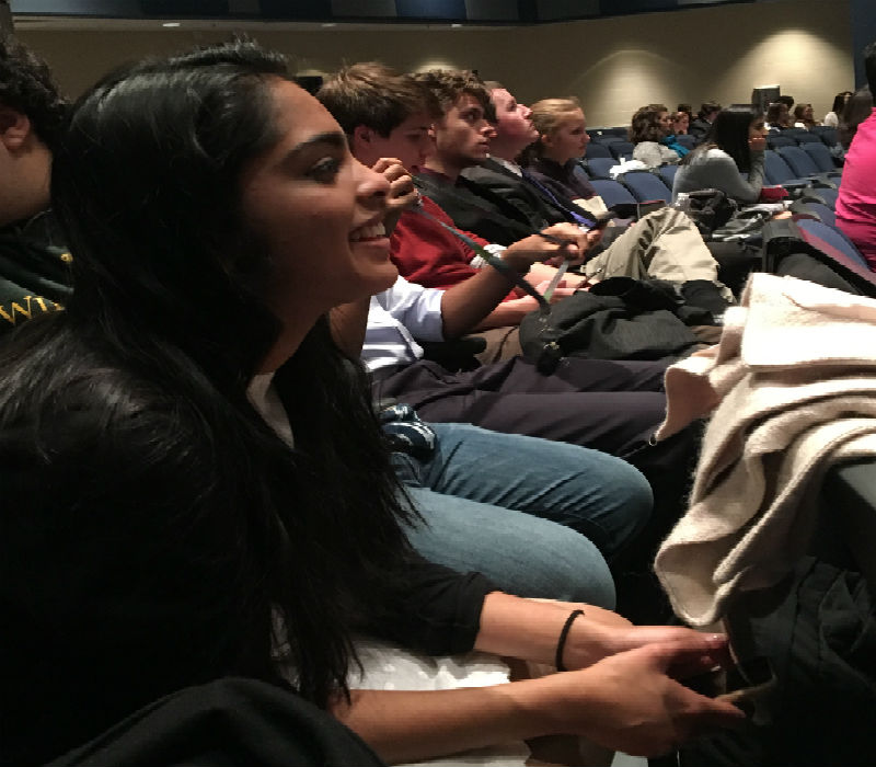 Midlo Forensic Speech team members enjoy their evening at the Swift Creek Speech Invitational.