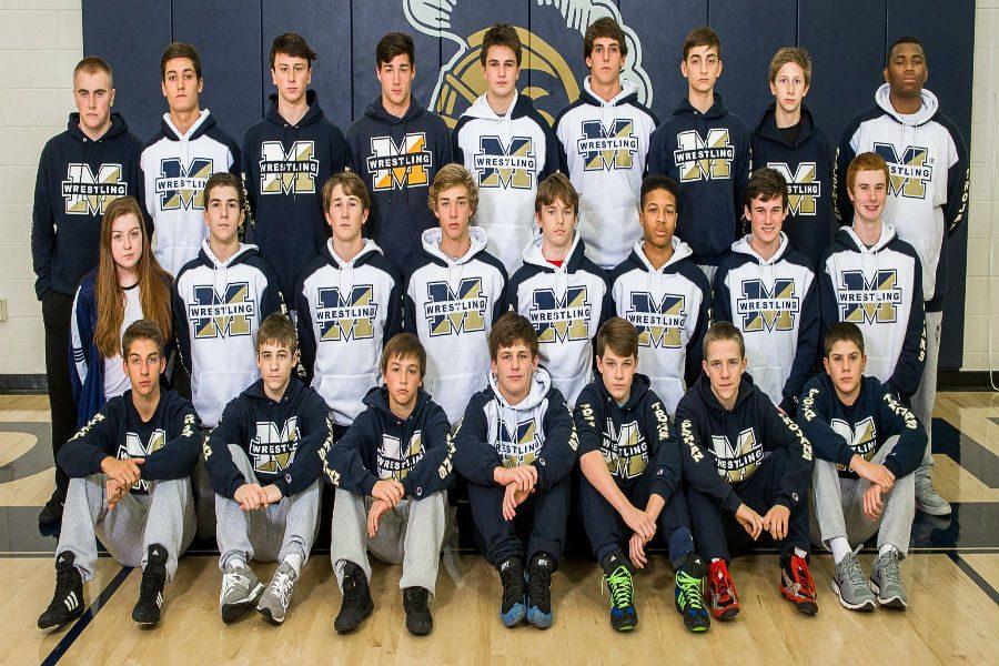 The 2016-2017 Midlothian High School Wrestling team. 