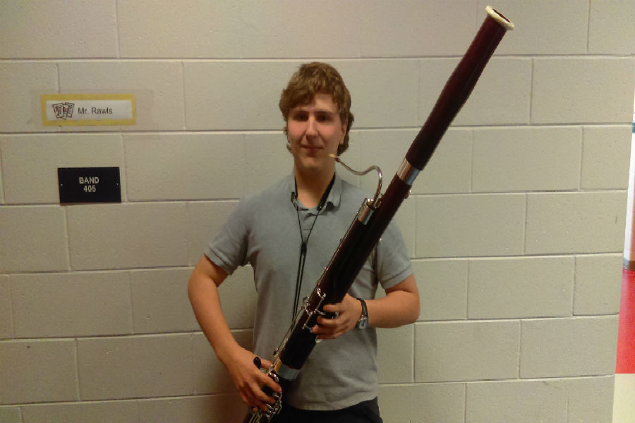 Matthew Tignor will represent Midlo at the All-Virginia Band and Orchestra event on April 6-8.