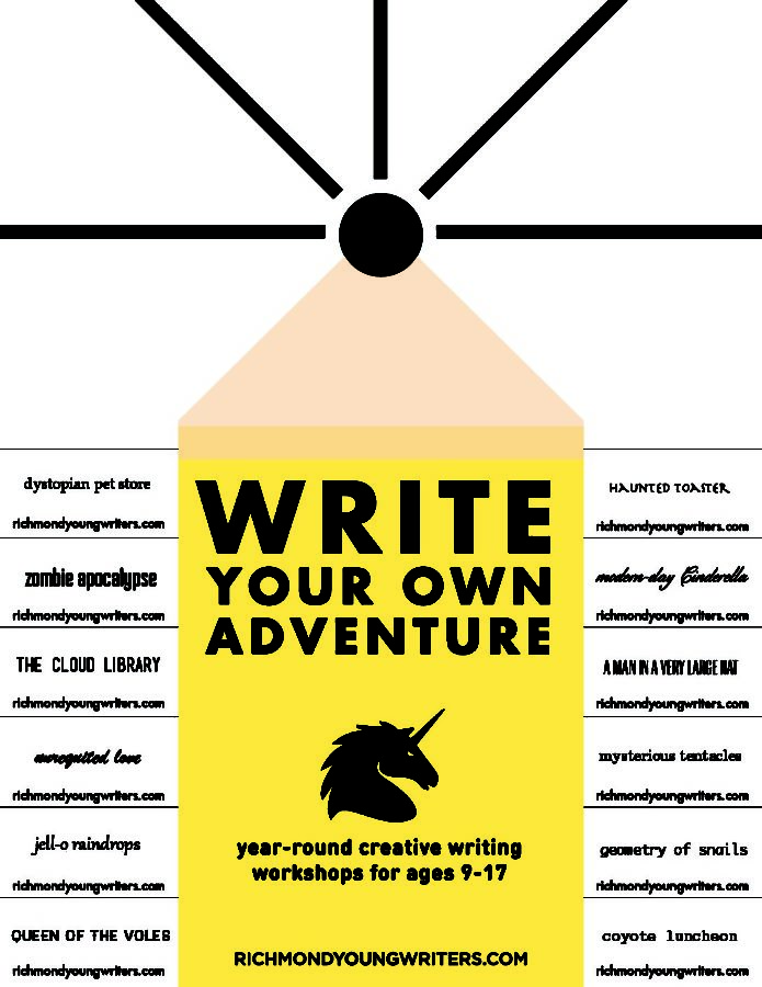 Write your own adventure! Richmondyoungwriters.com