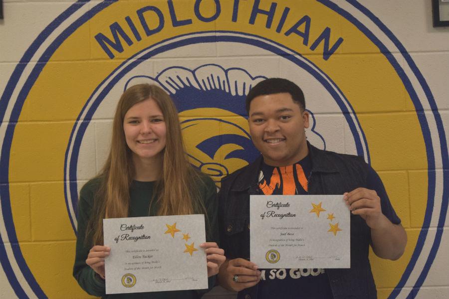 March Students of the Month: Ellen Tucker and Joel Bess