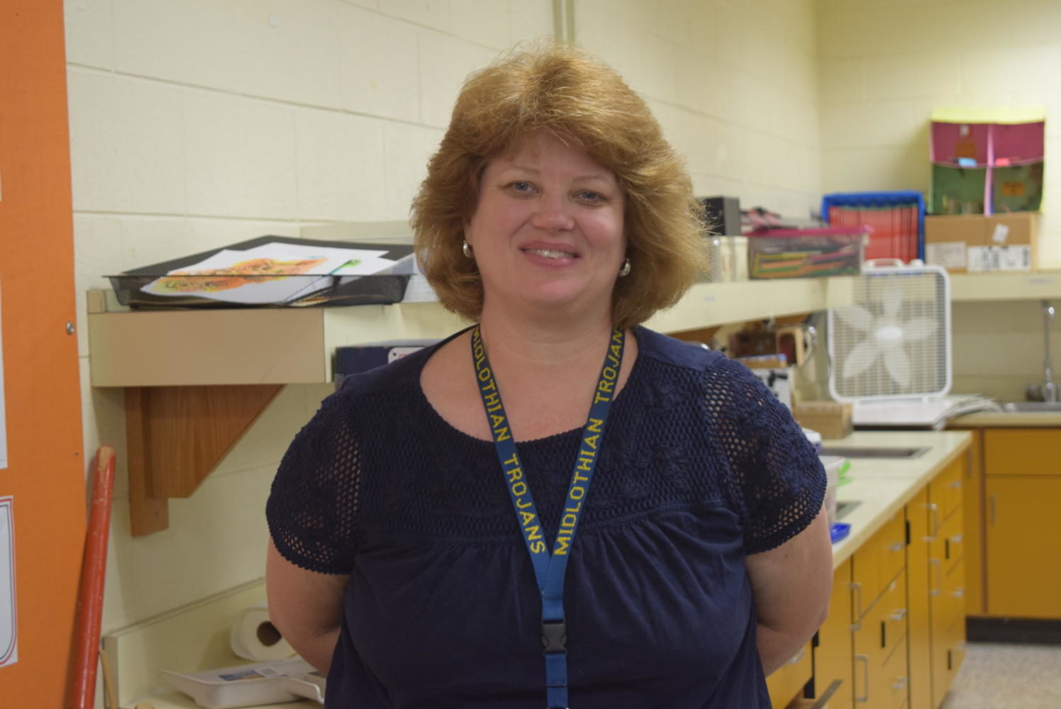 Mrs. Nancy Lee, physics and biology teacher, retires this year after teaching 32 years in education, 14  at Midlothian High.