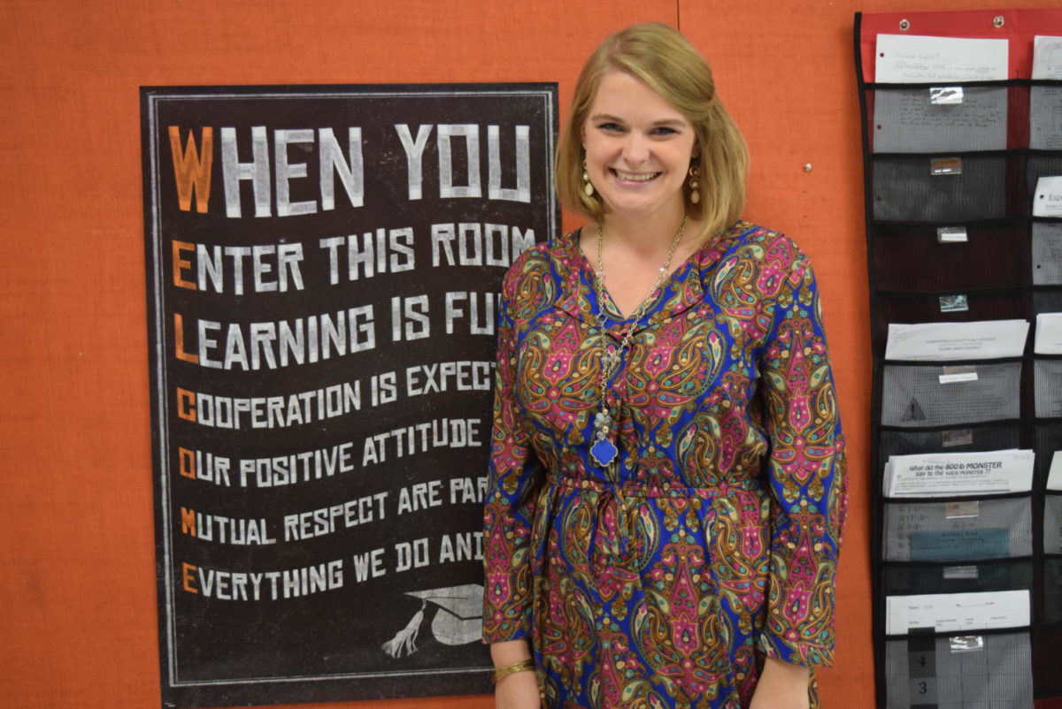 Mrs. Hall is excited to begin the new school year at Midlo.