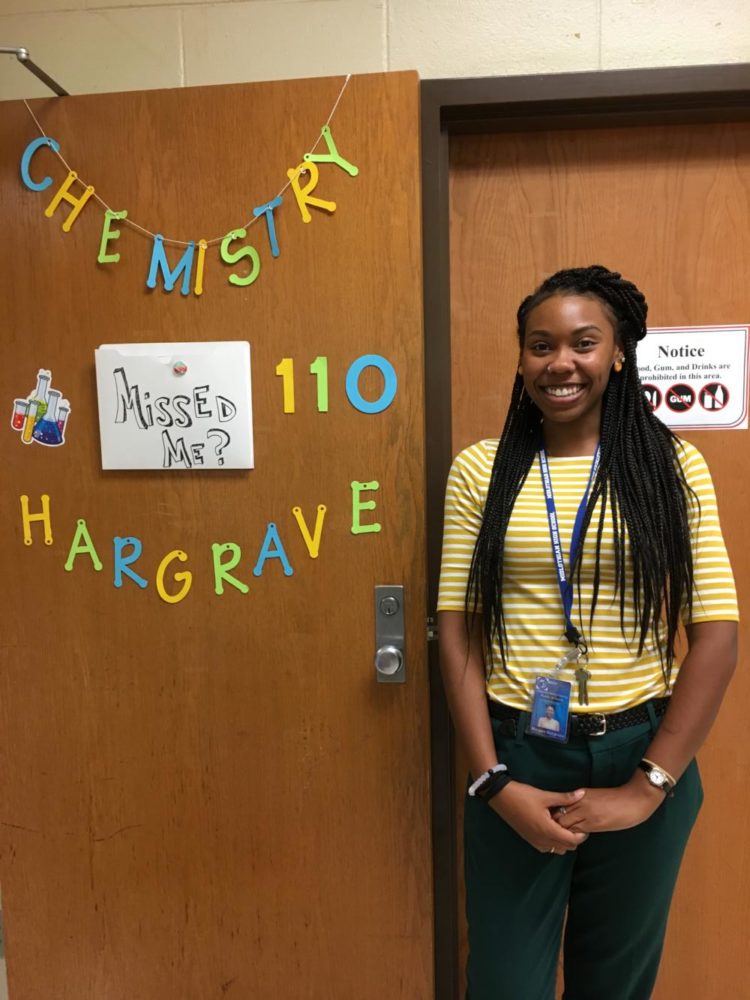 Ms. Hargrave is excited to teach chemistry this year!