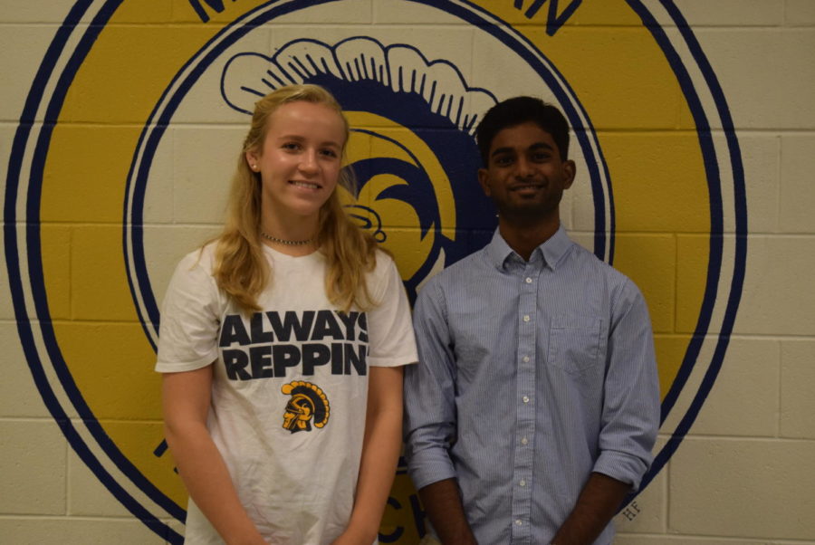 October Students of the Month: Margaret Weinhold and Sai Poluri 