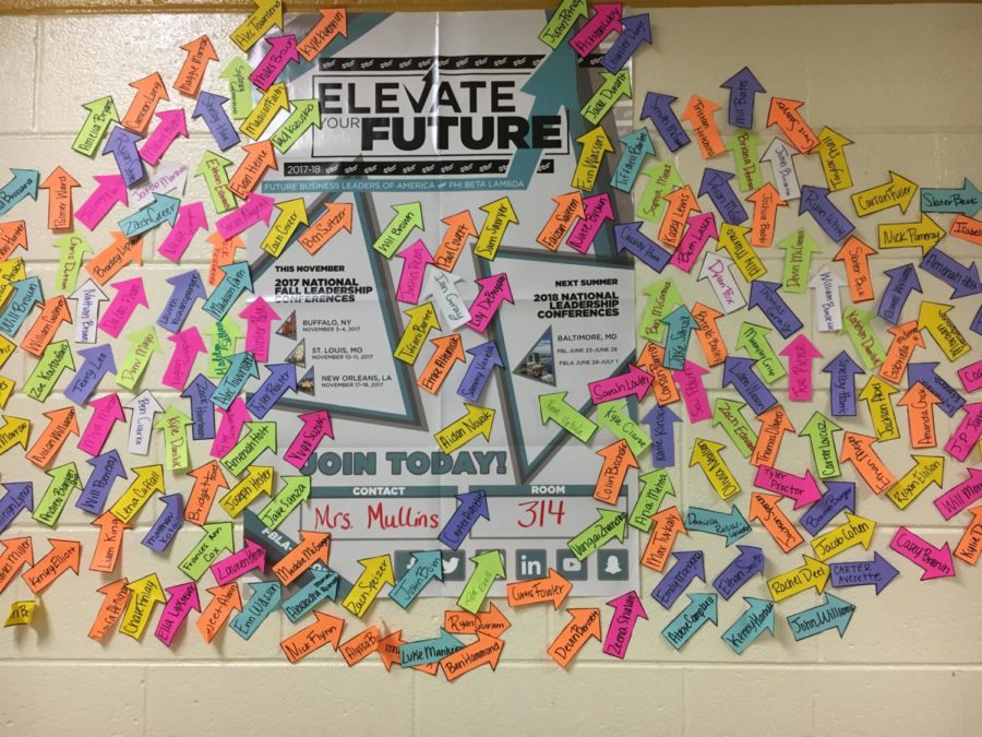 Midlo FBLA members pledge toElevate Their Future.