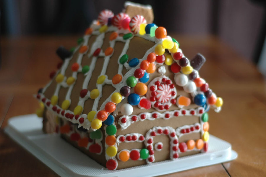 Making a gingerbread house is a simple but enjoyable way to celebrate Christmas.