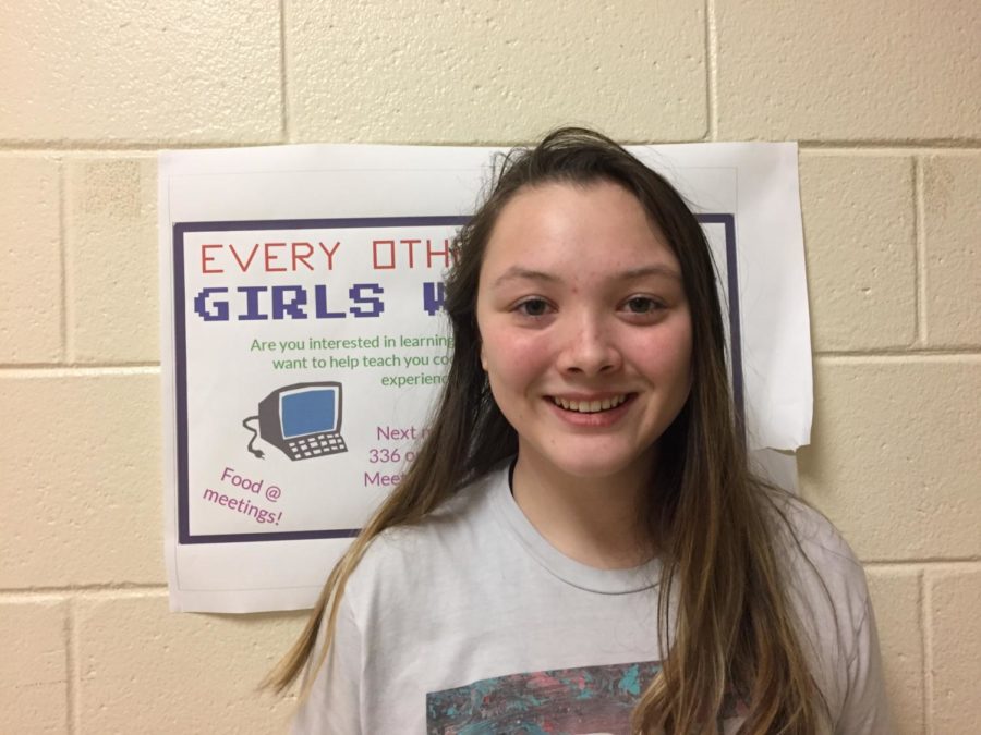 Freshman Sam Perez started a Girls Who Code chapter at Midlothian.