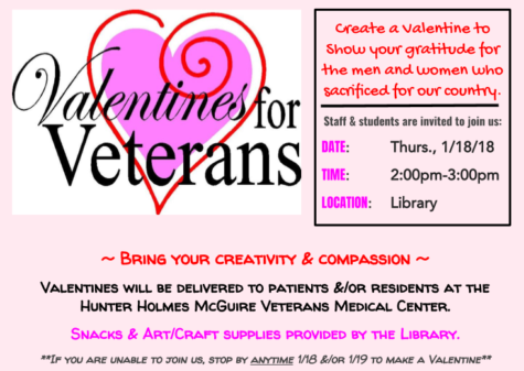 Library Hosts Valentines for Veterans Event