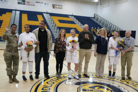 Lady Trojans Basketball Recognizes Seniors
