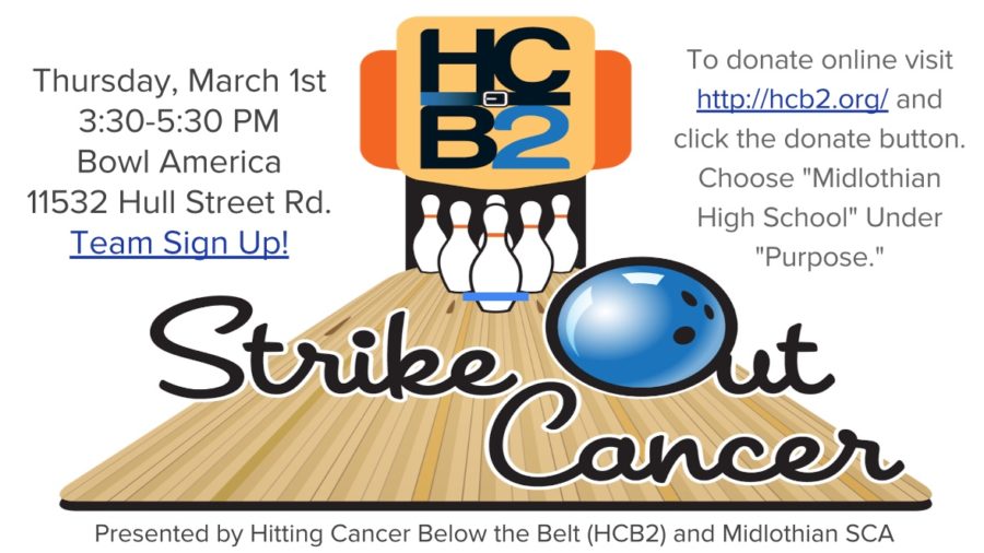 Strike Out Cancer commences on March 3rd.
