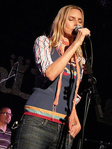 Grammy Award-winning artist Aimee Mann performs at The Leadmill in Sheffield, England. 