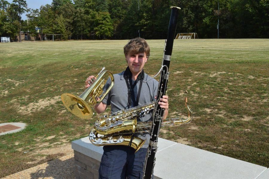 Matthew Tignor shows off his musical ability and his passion to strive for greatness. 