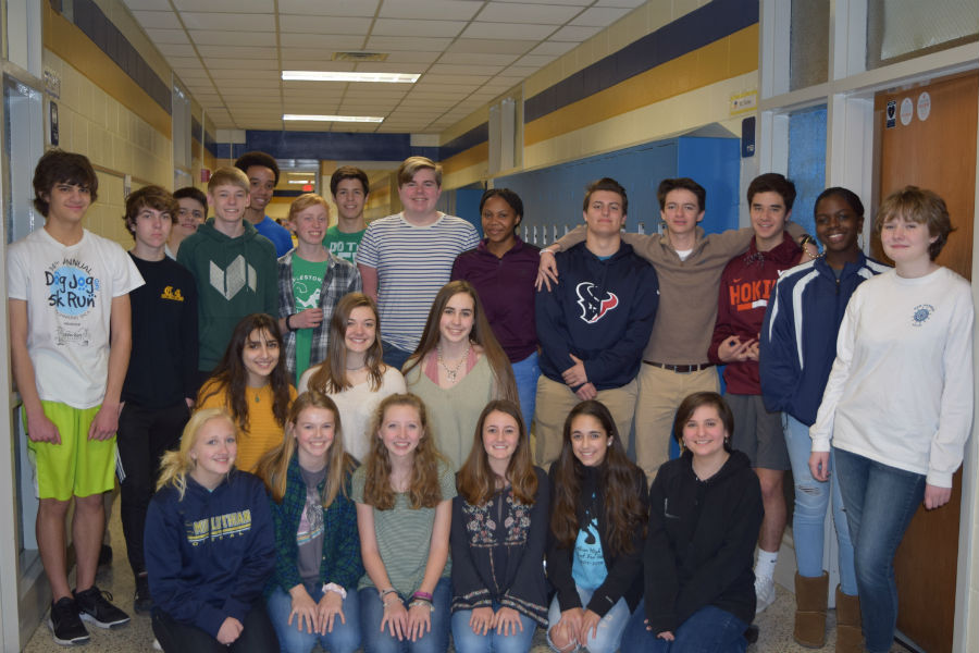 Mrs. Rekito's class writes letters to Marjory Stoneman Douglas High School.