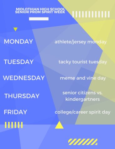 Senior Spirit Week Days Announced