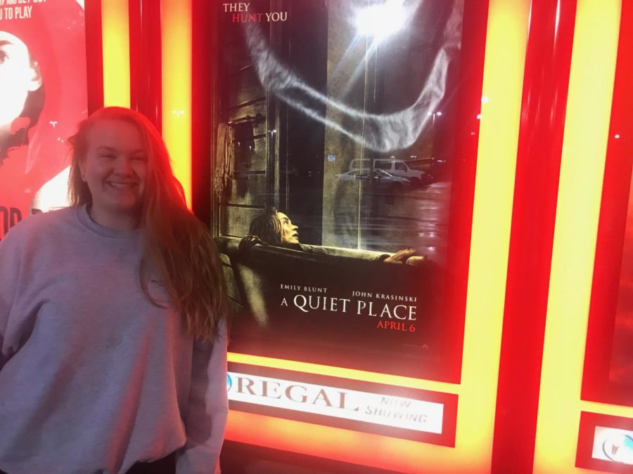 Samantha Johnson is excited to see A Quiet Place. 