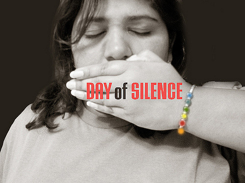 The Day of Silence symbolizes the silencing of LGBT people. 