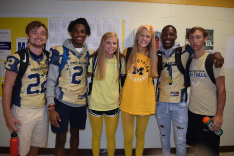 Midlo Goes All Out in Blue and Gold