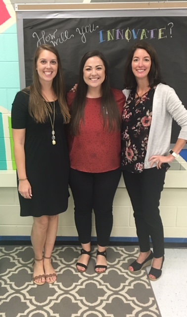 Ms. Boese, Ms. Pfund, and Mrs. Krievs join the Midlo English Department for the 2018-2019 school year.