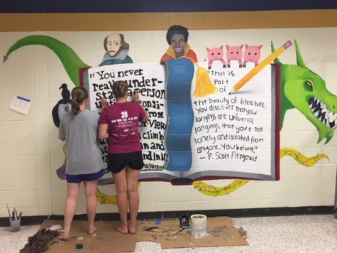 Students Paint Murals During Summer Break