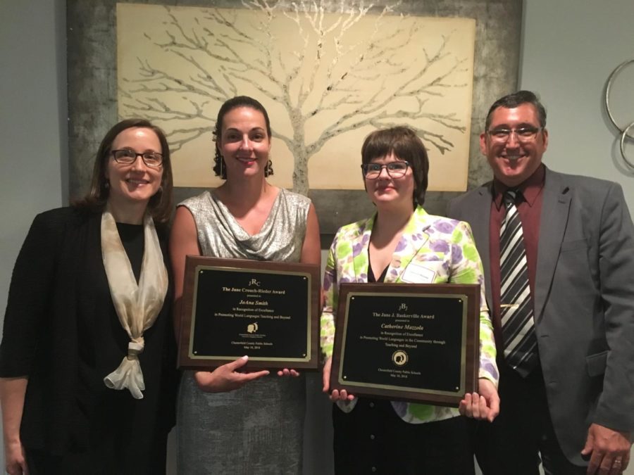 Madame Mazzola is awarded the Helen Warriner-Burke prize. 