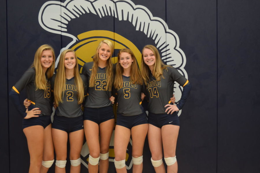 The Midlothian Girls Volleyball Class of 2019.