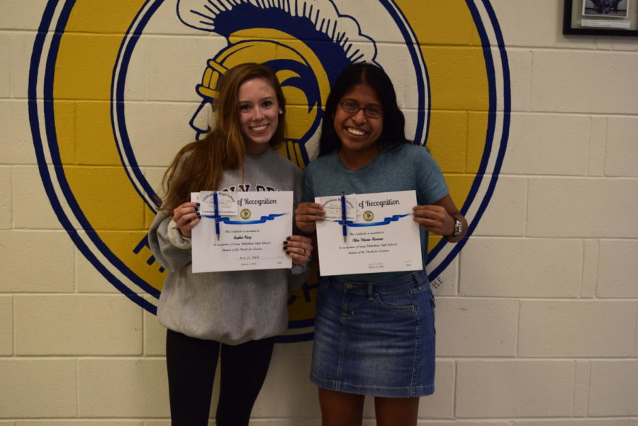 Congratulations Sophie King and Alex Murias-Roman, Midlos October Students of the Month.