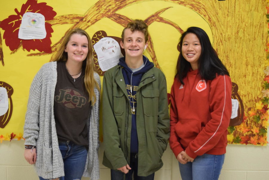 Cara Hahn, Noah Burch, and Emily Truong count down the days for their Thanksgiving traditions to start.