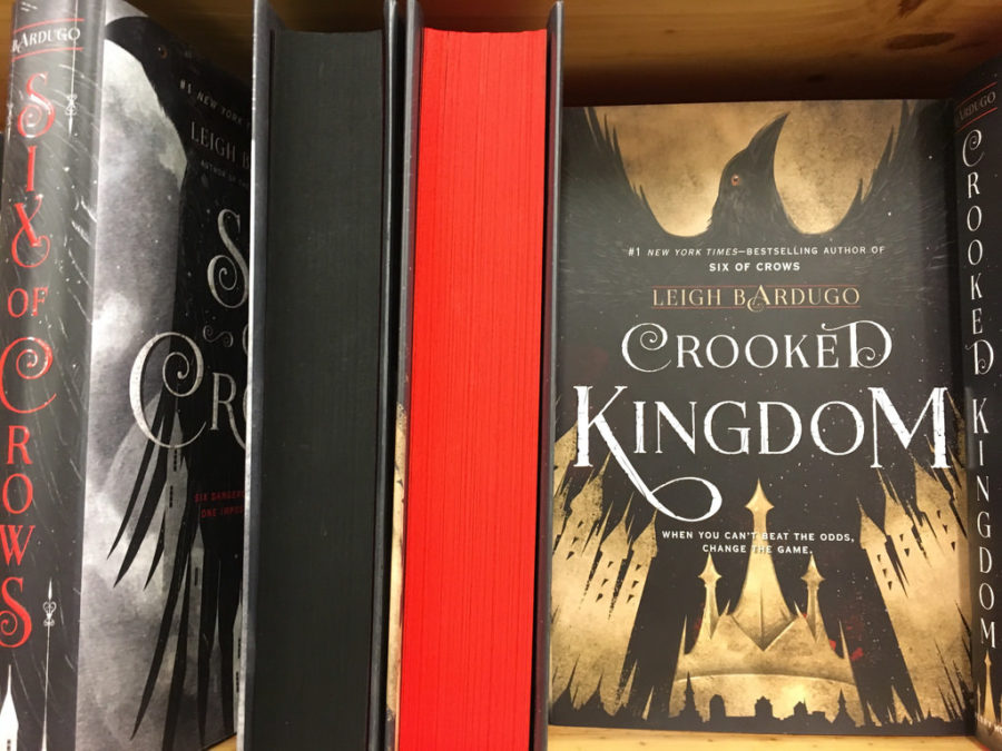 Leigh Bardugos Six of Crows covers hint at the dark atmosphere the series has. 