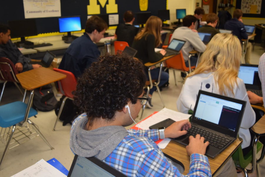 In a wave of Computer Science Education, Mr. Javas students practice the Hour of Code.