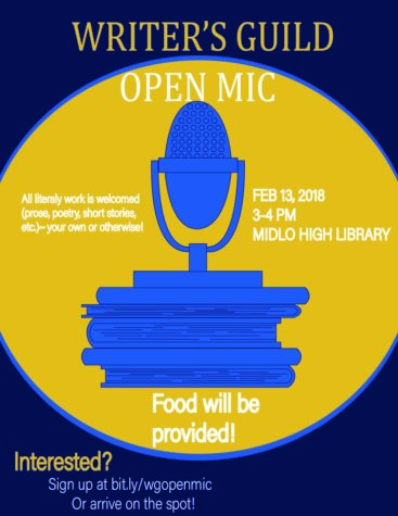 Come Perform at the Writer’s Guild Open Mic!