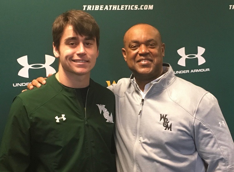 Senior Brayden Staib commits to play football for William and Mary with head coach Mike London. 