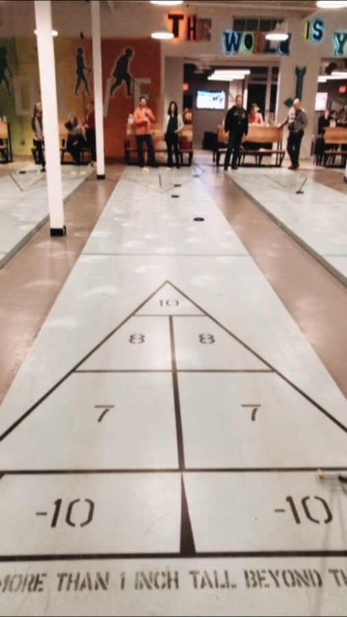 The Tang & Biscuits shuffleboard courts provide endless family-friendly fun.