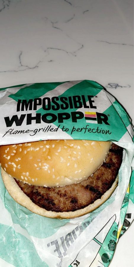 Burger King now offers new Impossible Whopper. 