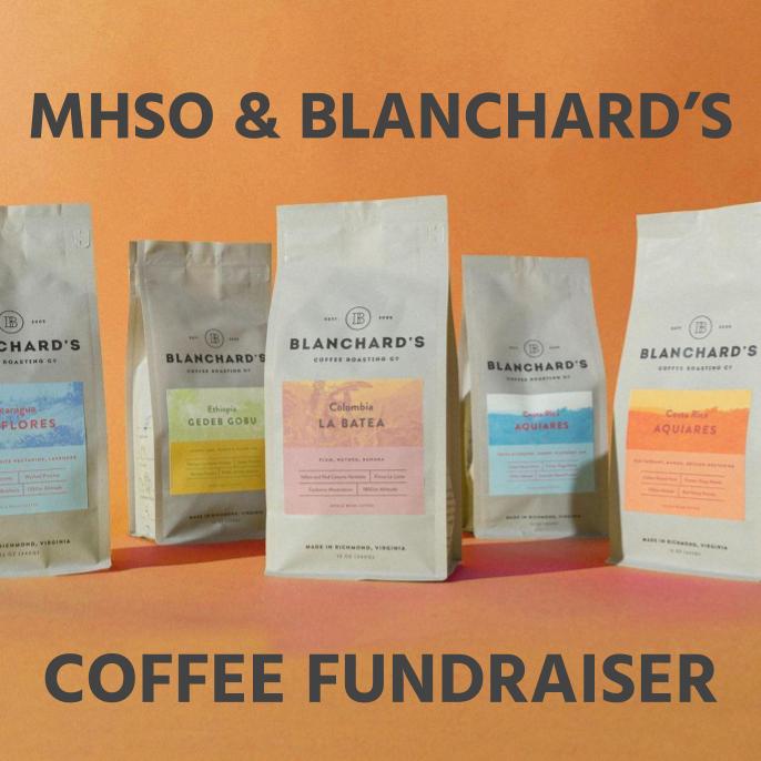 The Midlothian High School Orchestra raises funds by selling Blanchards Coffee.