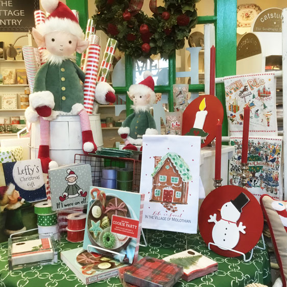 Cottage Lane Gift shop in Sycamore Square offers a variety of Christmas gifts for the holiday season.