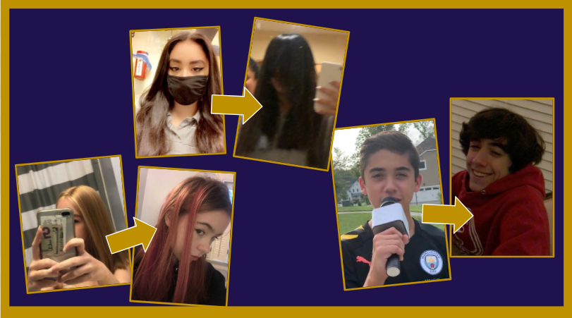 Midlo students took advantage of their time off during quarantine to dye, cut, and grow their hair.