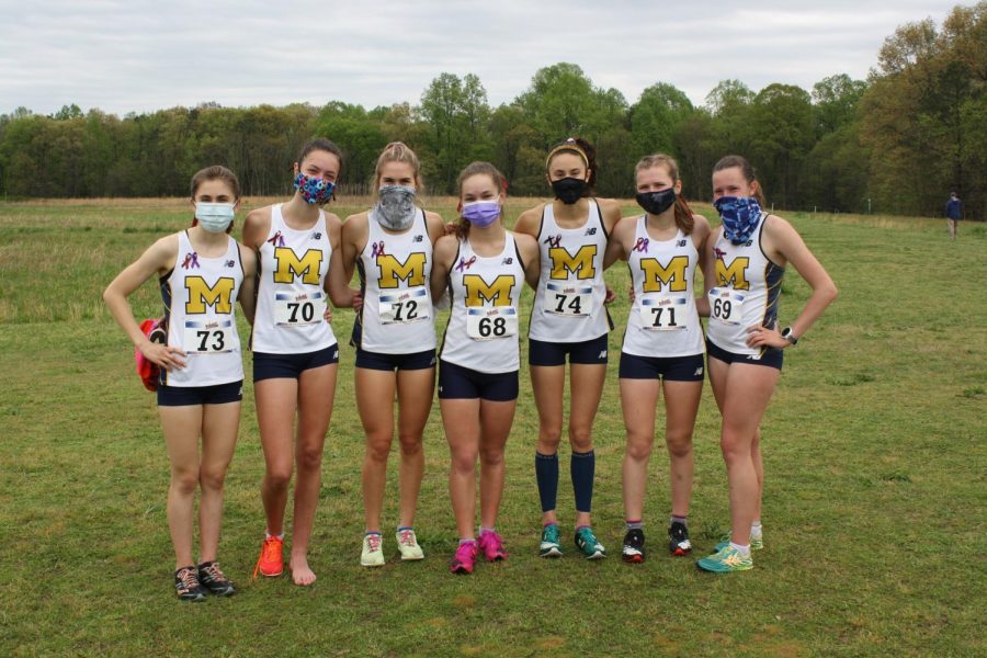 The Midlo Girls XC team hopes to develop a competitive group of athletes. 