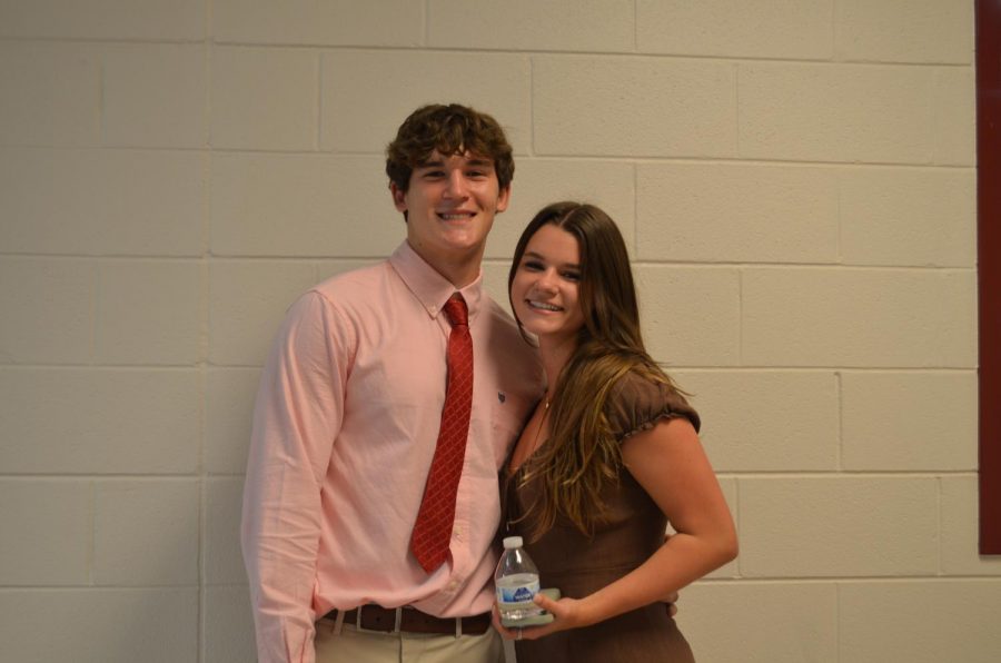 Zack Phillips and Olivia Motsett celebrate their final year at Midlo.