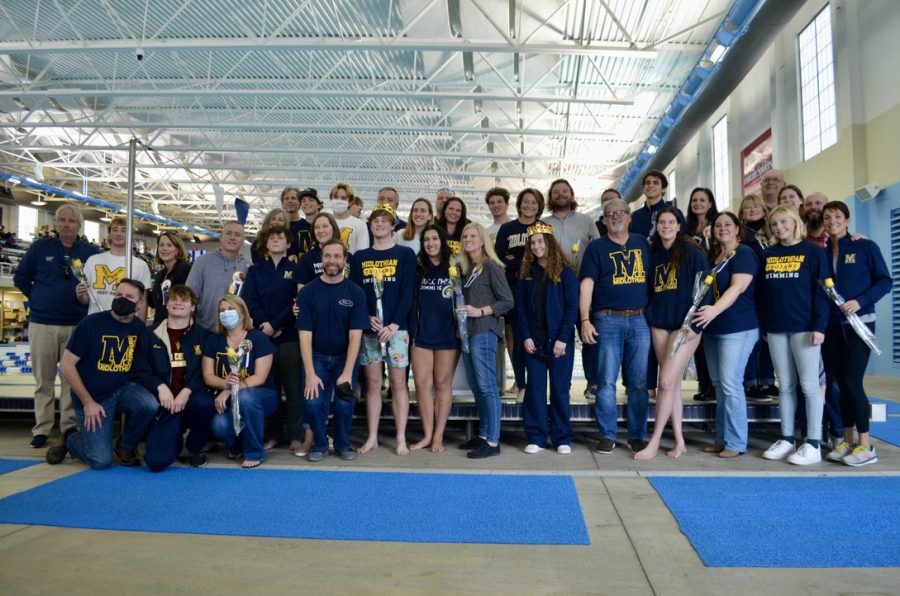 The families of the Trojan senior swimmers, support their commitment and achievements of swimming.