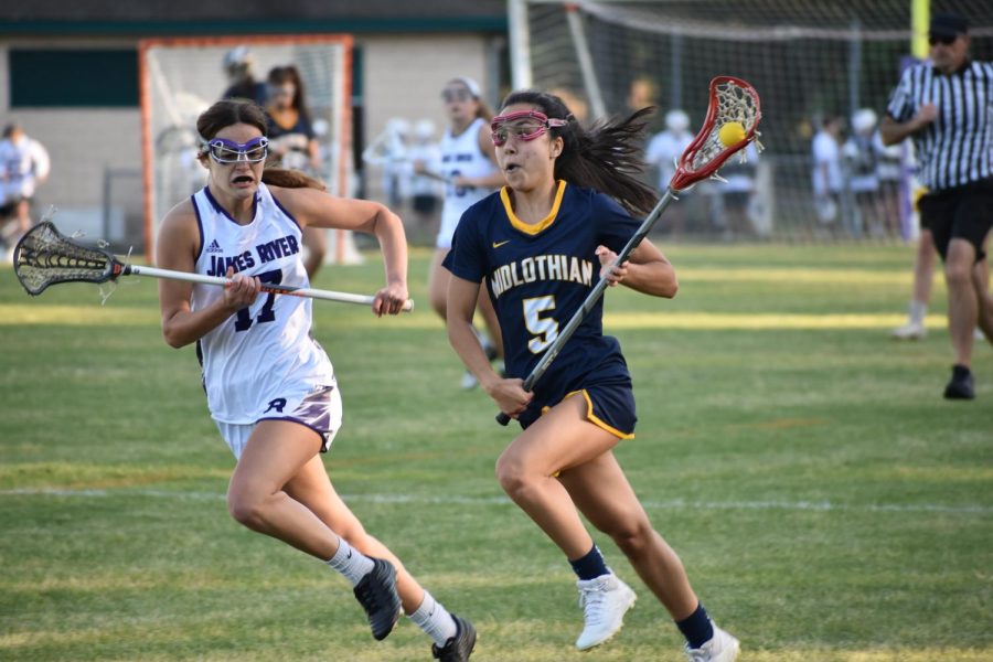 Junior Grace Lucero returns to the lacrosse team as a promising player.