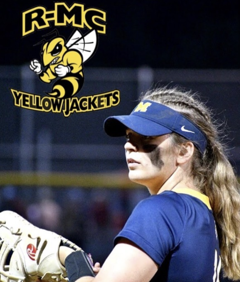 Senior Ellie Herndon looks forward to continuing her softball career with her commitment to Randolph-Macon College.