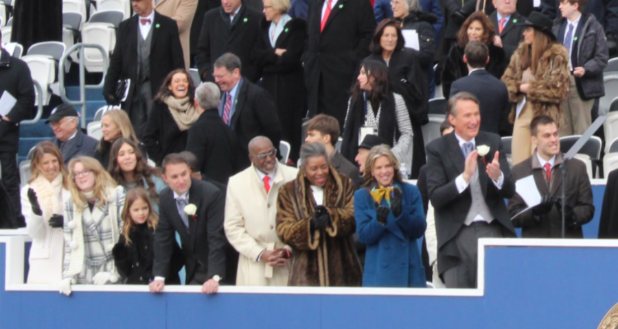 Glenn Youngkin and his team receive a parade in their honor after the inauguration.