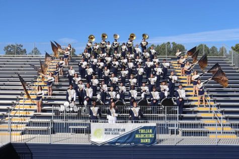 Midlothian High Schools Marching Band 2022.